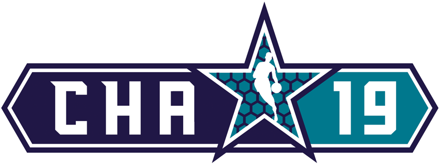 NBA All-Star Game 2018-2019 Wordmark Logo vinyl decal